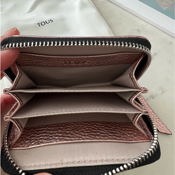 Tous Sherton Medium Leather Change Purse Wallet - Picture 2 of 4